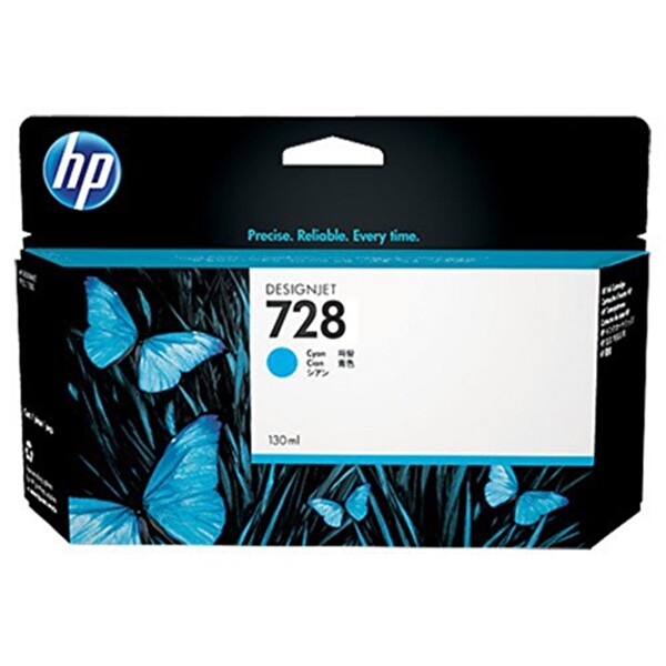 HP 728 Cyan Mavi 130 ML Plotter Kartuşu F9J67A