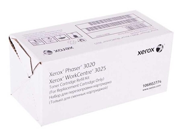 Xerox 106R02774 Phaser 3020-3025 TNR Yeniden Doldurma Kiti 1500 Sayfa Toner Tozu