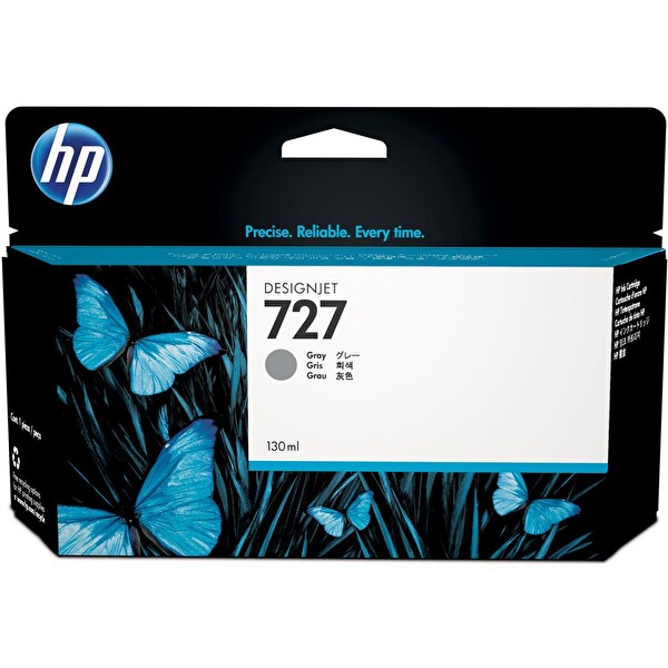 HP 727 Gri 130ML Plotter Kartuşu B3P24A