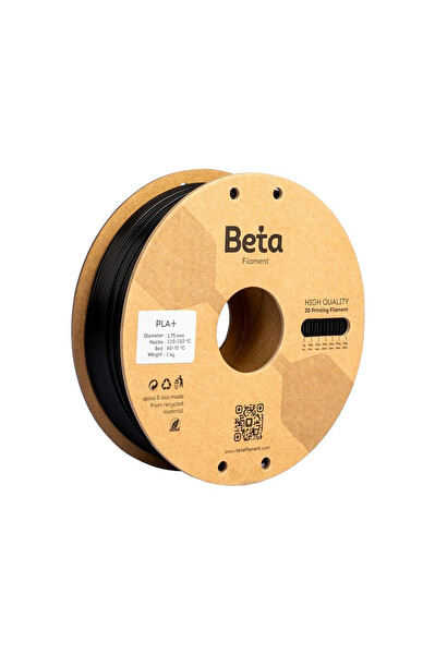 Beta PLA+ Siyah 1.75 MM 3D Yazıcı Filamenti