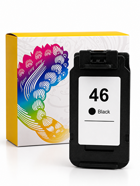 Photoink BK Canon PG-46 Uyumlu Siyah Muadil Kartuş -Pixma E404 E414 E464 E474 E484 E3140