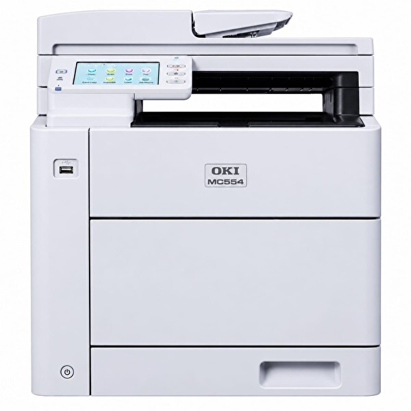 OKI MC554DN A4 Renkli Lazer Tarayıcı Fotokopi Faks Duplex Network 32PPM Çok Fonksiyonlu Yazıcı