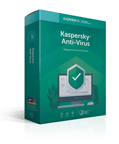 Kaspersky Kaspersky Antivirüs 2019 Türkçe 2 Kullanıcı 1 Yıl Antivirüs Programı