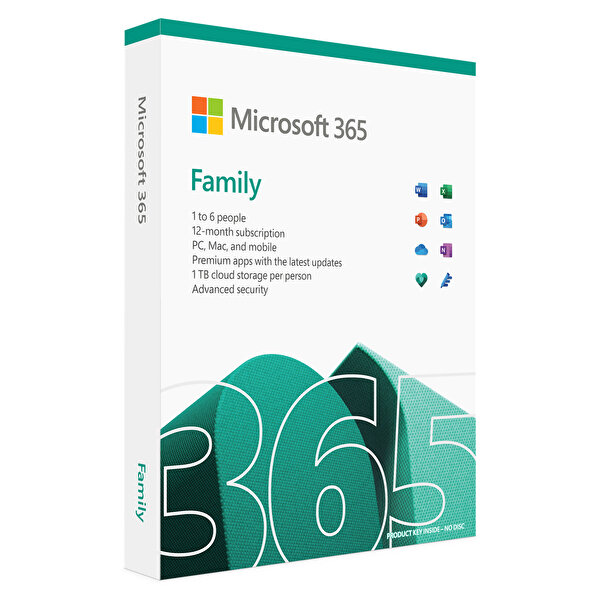 Microsoft Microsoft Office 365 Aile 6GQ-01610 Türkçe Kutulu Ofis Yazılımı (6 Kullanıcı)