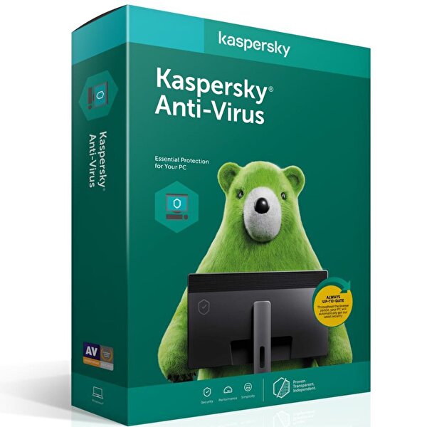 Kaspersky Kaspersky 3 Kullanıcı 1 Yıl Antivirüs Programı