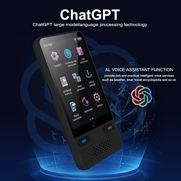 Rodxegu Çift Yönlü Dil Tercümanı 138 Dil Destekler - Taşınabilir Anında Tercüman