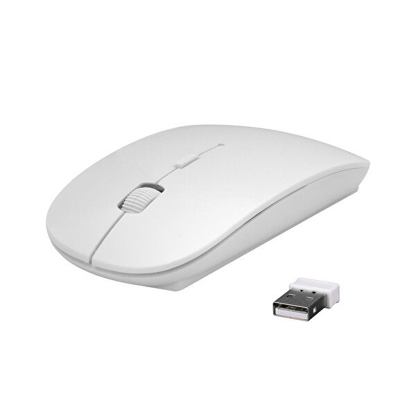 Everest SM-781 Optik Nano Receive Beyaz Kablosuz Mouse