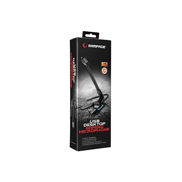 Rampage SN-RM7X Siyah Masaüstü LED Mikrofon