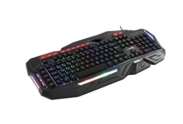Turbox BladeDancer TR-GK103 USB Gaming Standart Rainbow Aydınlatma Siyah Q Kablolu Klavye