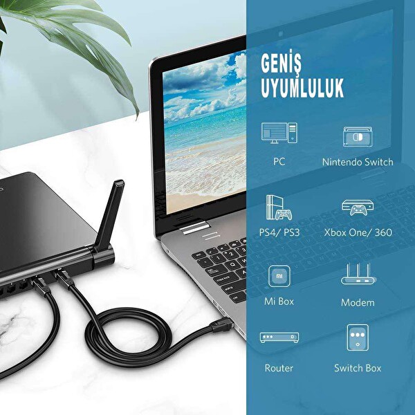 Ugreen Cat8 25 Gigabit 10 M Ethernet Kablosu