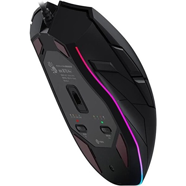 Bloody W70 Max Stone Black 10K Cpi OPT RGB-UC34 Siyah Kablolu Optik Oyuncu Mouse