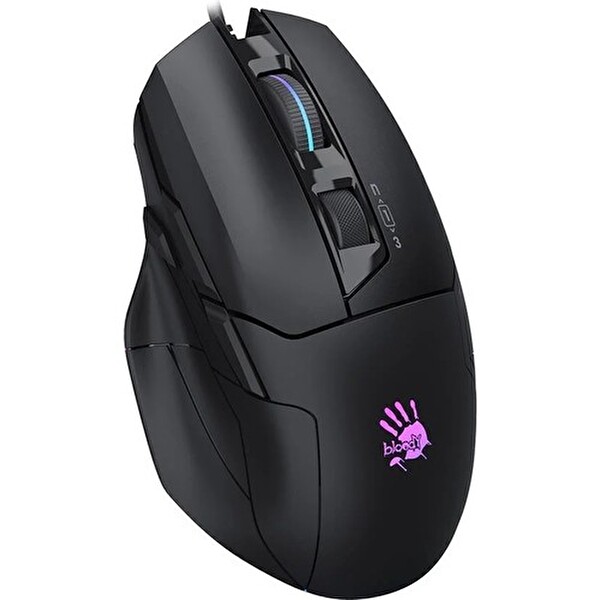 Bloody W70 Max Stone Black 10K Cpi OPT RGB-UC34 Siyah Kablolu Optik Oyuncu Mouse
