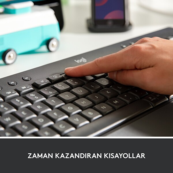 Logitech Signature K650 920-010919 Bilek Destekli Kablosuz Grafit Q Klavye