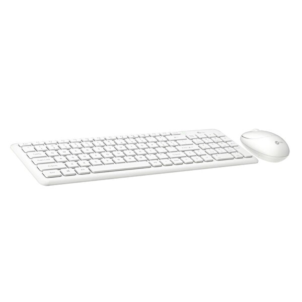 Lecoo KW204 Kablosuz Beyaz Klavye ve Mouse Seti