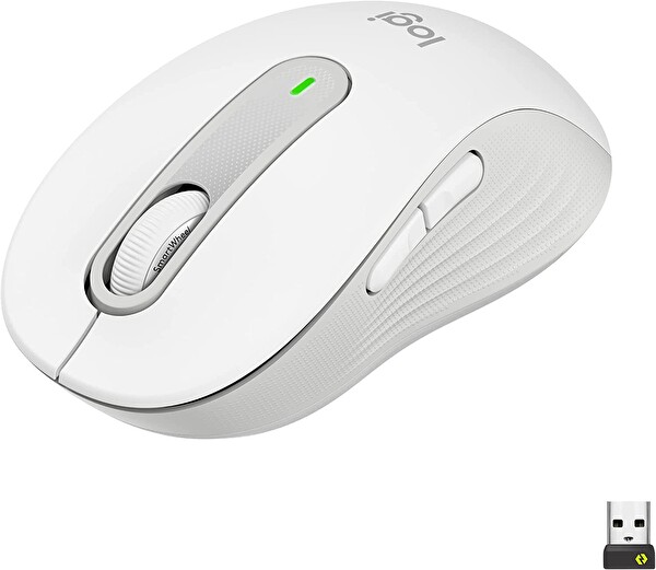 Logitech Signature K650 + M650 Bilek Destekli Kablosuz Beyaz Klavye ve Mouse Seti