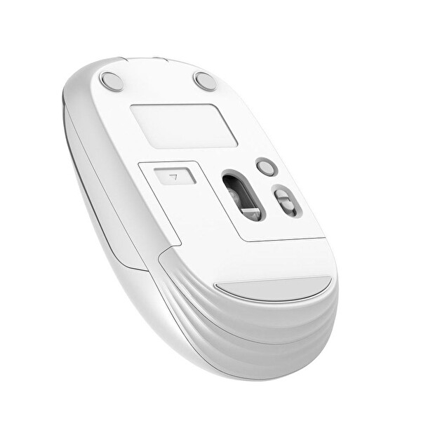 Lecoo WS211 Dual Mod Bluetooth Şarj Edilebilir Optik Beyaz Kablosuz Mouse