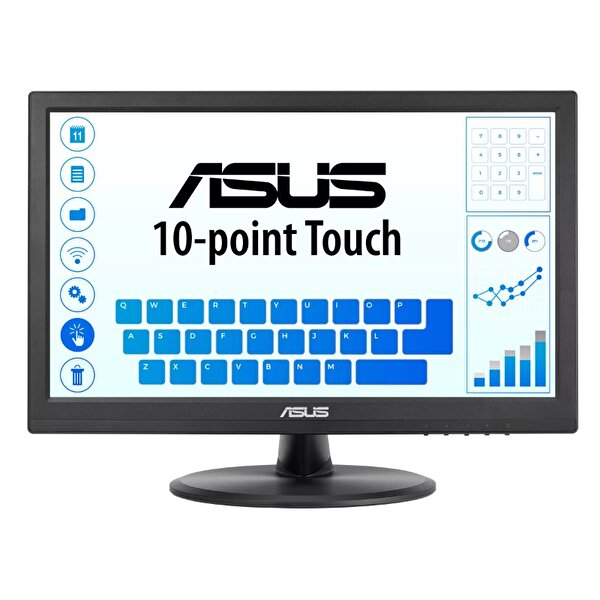 Asus Asus VT168HR 15.6" 1366 x 768 60 Hz 5 ms HDMI VGA Touch LED Monitör