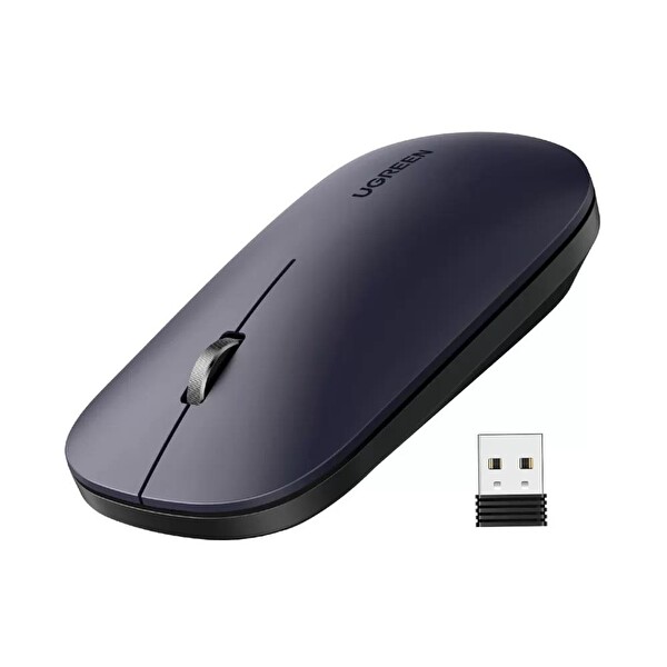 Ugreen MU001 2.4 GHz Sessiz Tuşlu Optik Siyah Kablosuz Mouse