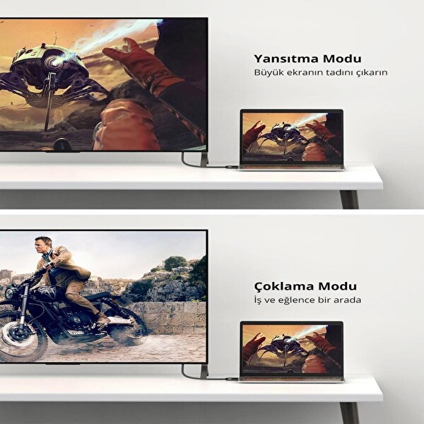 Ugreen 8K 60Hz Displayport To Displayport 1.4 1.5 M Örgülü Kablo