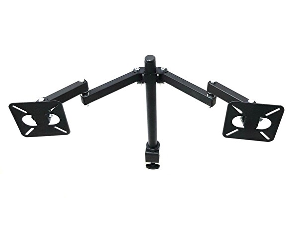 Electroon MS002 17-28'' Hareketli Çiftli TV Monitör Masa Standı