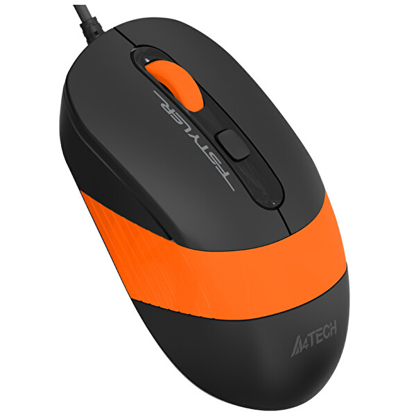 A4 Tech FM10 1600 DPI 4 Tuş Optik Turuncu Kablolu Mouse 3