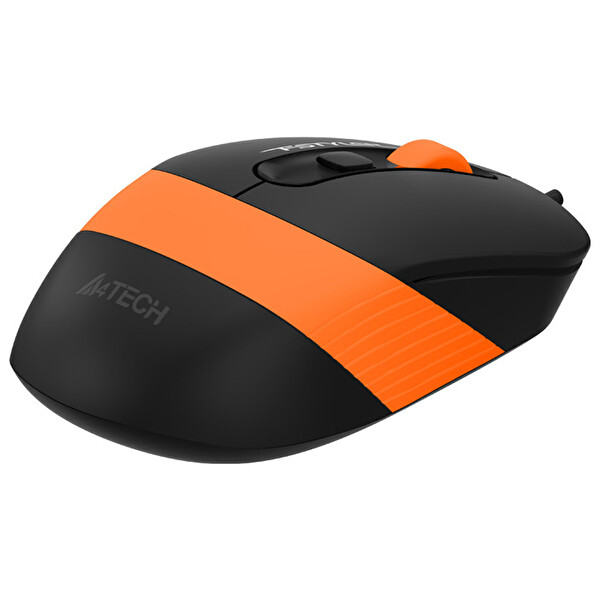 A4 Tech FM10 1600 DPI 4 Tuş Optik Turuncu Kablolu Mouse 5