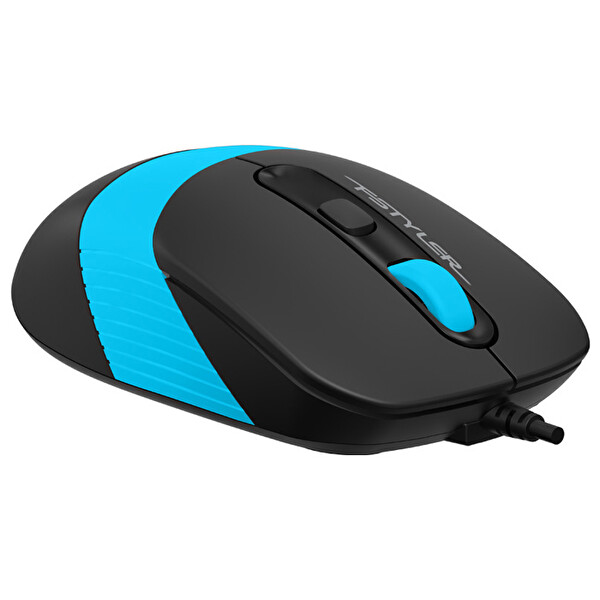A4 Tech FM10 1600 DPI 4 Tuş Optik Mavi Kablolu Mouse 2