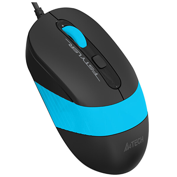 A4 Tech FM10 1600 DPI 4 Tuş Optik Mavi Kablolu Mouse 3
