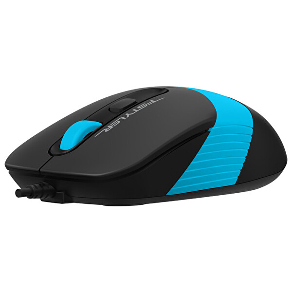A4 Tech FM10 1600 DPI 4 Tuş Optik Mavi Kablolu Mouse 4