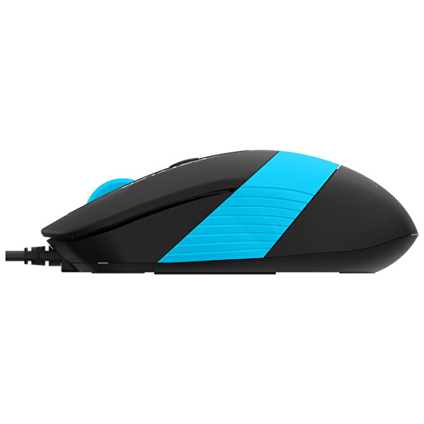 A4 Tech FM10 1600 DPI 4 Tuş Optik Mavi Kablolu Mouse 5