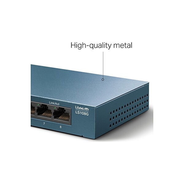 TP-Link LS108G 8 Port 10/100/1000 Mbps Masaüstü Switch