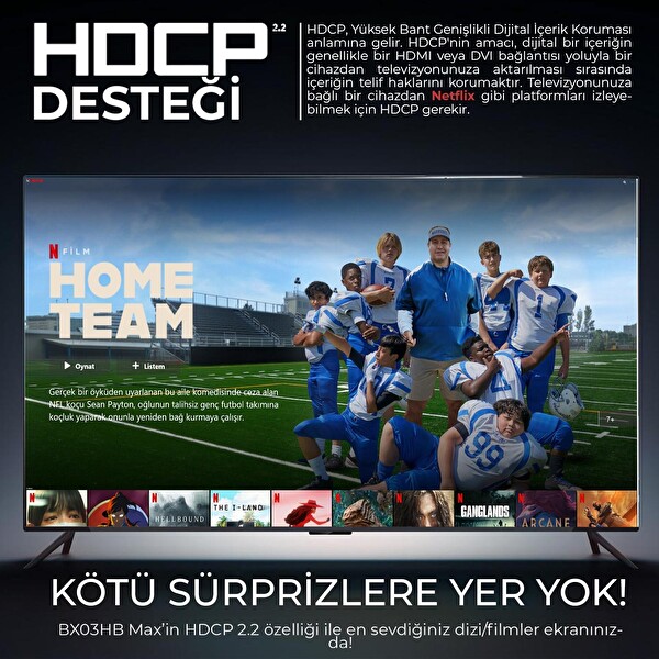 Bix BX03HB Max Type-C To 4K HDMI USB PD Dönüştürücü Adaptör