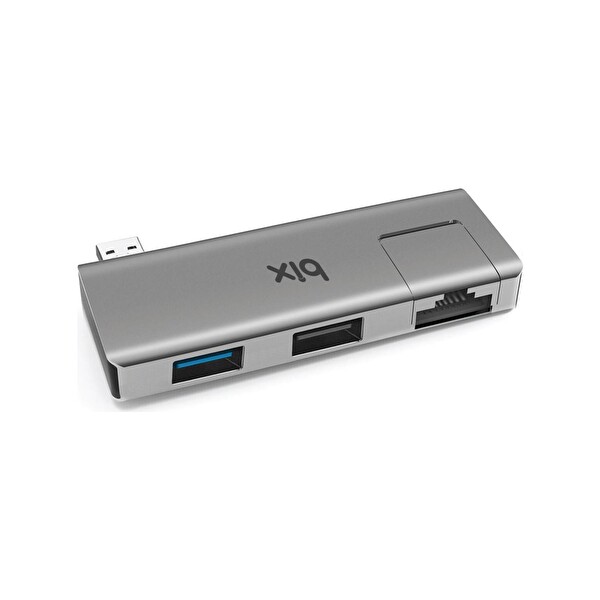 Bix BX22HB USB To USB 3.2 USB 2.0 RJ45 Dönüştürücü Adaptör