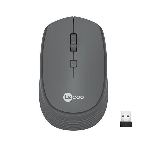 Lecoo WS202 Gri Kablosuz Mouse