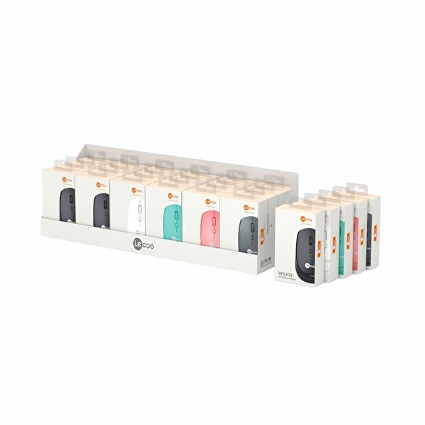 Lecoo WS202 Gri Kablosuz Mouse