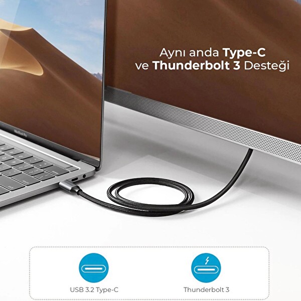 Bix BX02HB Pro Type-C To 4K HDMI Dönüştürücü Kablo