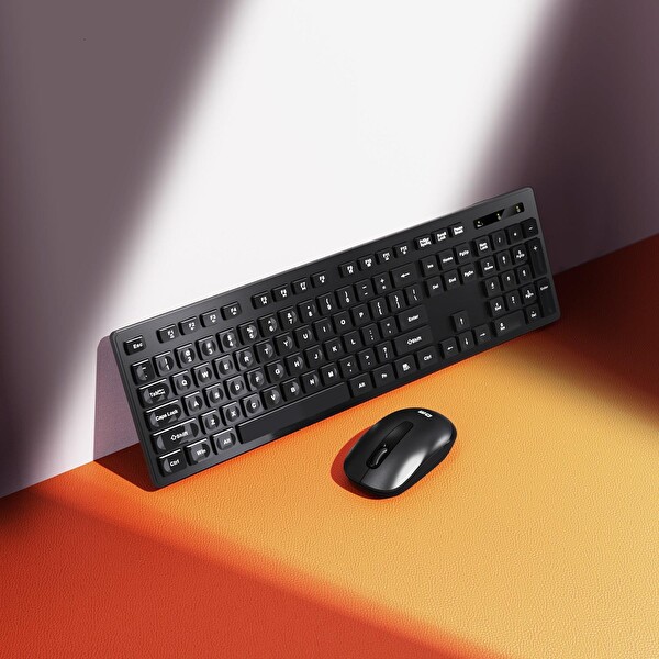 DM K12 Kablosuz 2.4 GHz İngilizce Q Klavye Ve Mouse Seti