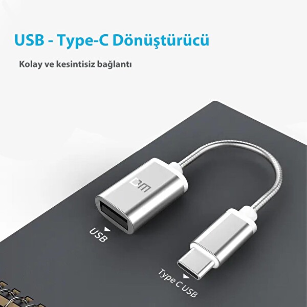 DM AD007 Type-C USB Dönüştürücü OTG Kablo
