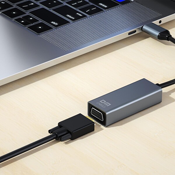 DM CHB023 Type-C To VGA 1080P 60Hz Çevirici Dönüştürücü
