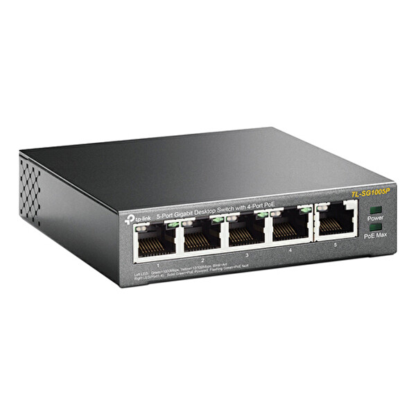 TP-Link TL-SG1005P 5 Port Gigabit - 4 Port Poe Switch
