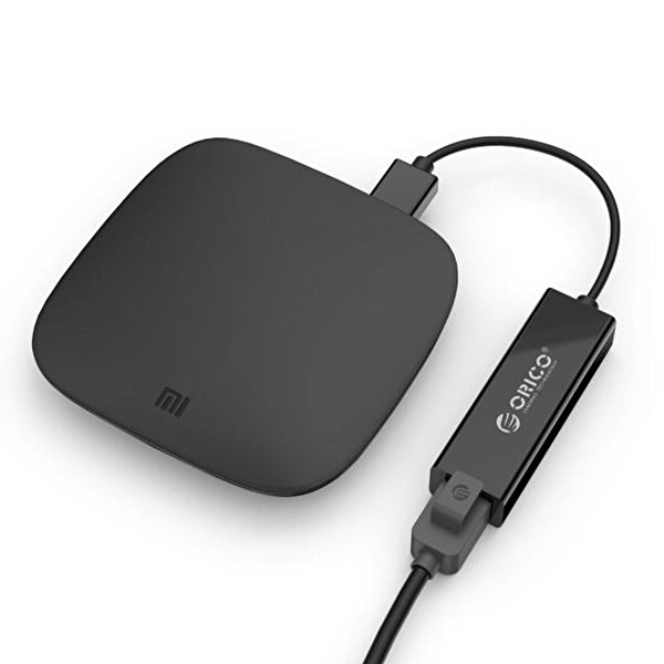 Orico RJ45 to USB 2.0 100 Mbps Siyah Dönüştürücü Adaptör