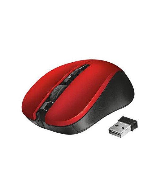 Trust 21871 Mydo Sessiz Kırmızı Kablosuz Mouse
