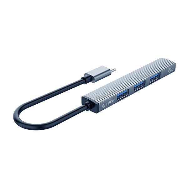 Orico AH-13-GY-BP Type-C To USB 3.0 4 Portlu Gri Çoklayıcı Hub