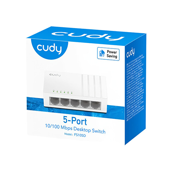 Cudy FS105D 10 100 Mbps 5 Port Megabit Switch 2