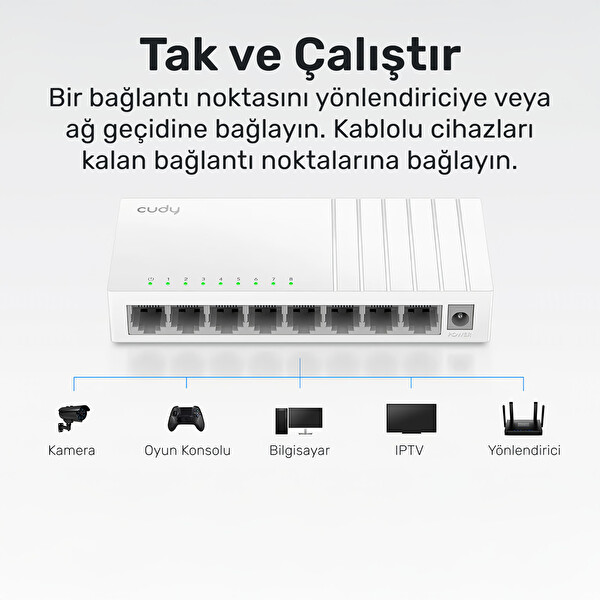 Cudy FS105D 10 100 Mbps 5 Port Megabit Switch 6