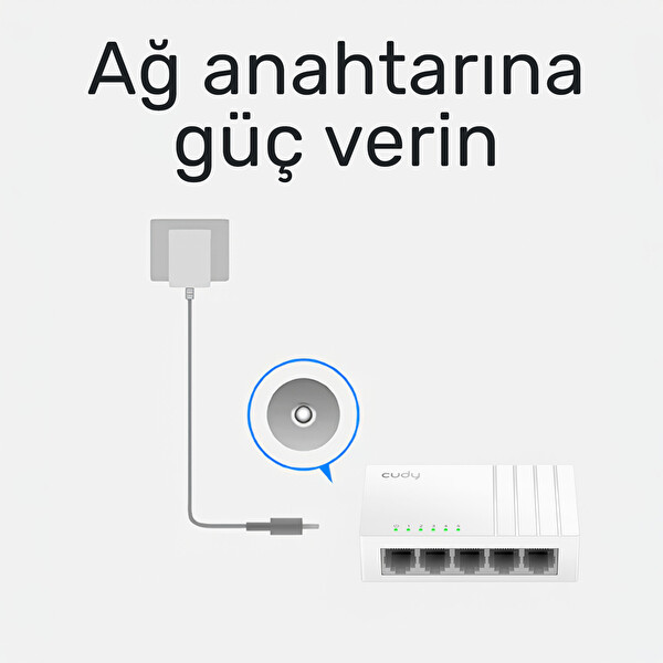 Cudy FS105D 10 100 Mbps 5 Port Megabit Switch 8