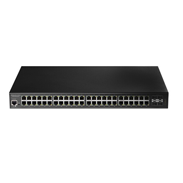 Cudy GS2048PS4 4 SFP+ 2 Consol 48 Port Base-T Gigabit L2 Yönetilebilir 720 W PoE++ Metal Rack Mount Switch