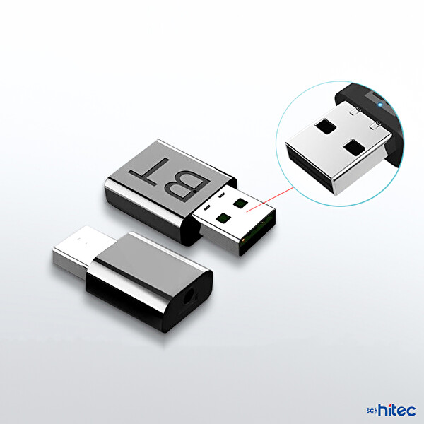 ScHitec BT-660 2 in 1 Bluetooth 5.0 Ses Alıcı Verici Kablosuz Dönüştürücü