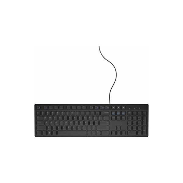 Dell KB216 580-ADHK Multimedia USB İngilizce Q Siyah Kablolu Klavye