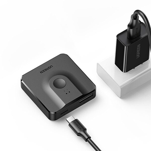 Ugreen 2 Giriş 1 Çıkış Veya 1 Giriş 2 Çıkış Çift Yönlü 4K 60Hz Displayport Switch